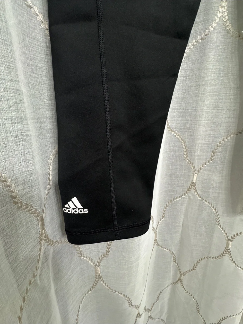 adidas Black High-Waist Leggings with Side Pocket